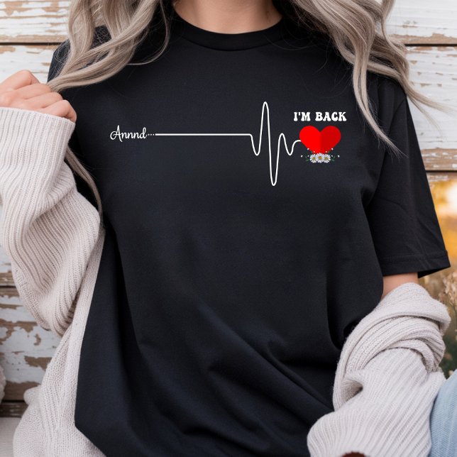 Camiseta Sobrevivente de Ataque Cardíaco de Cirurgia de Ign (Criador carregado)