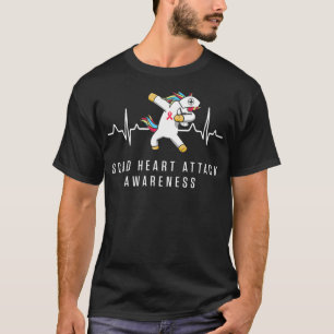 Camiseta Sobrevivente de ataque cardíaco do SCAD Unicorn B