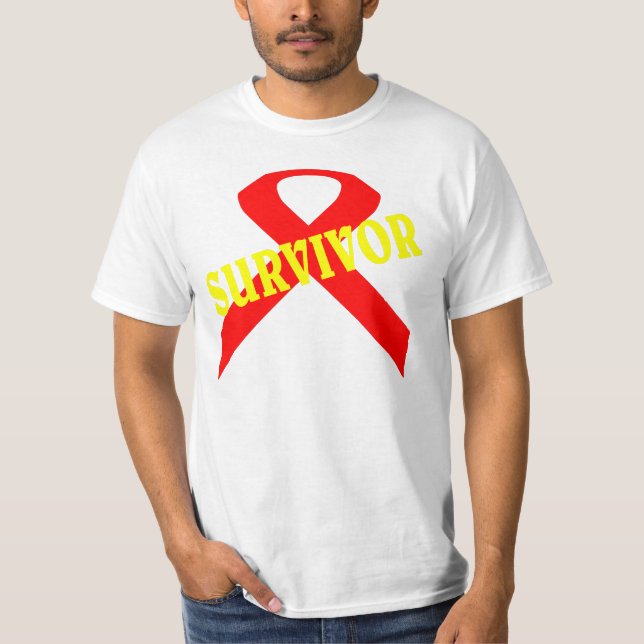 Camiseta Sobrevivente de câncer. (Frente)