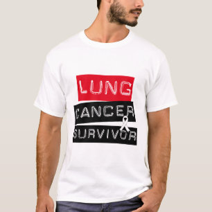 Camiseta Sobrevivente de câncer do pulmão