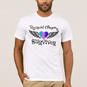 Camiseta Sobrevivente de câncer do tiróide