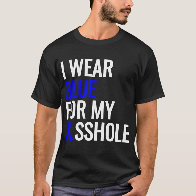 Camiseta Sobrevivente de câncer Engraçado cancer Colon (Frente)