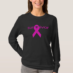 Camiseta sobrevivente de câncer exclusivo