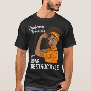 Camiseta Sobrevivente de câncer Indestrutível do Guerreiro