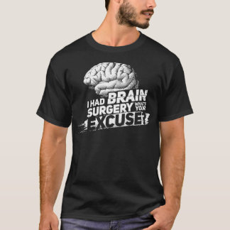 Camiseta Sobrevivente de Cirurgia Cerebral Orgulhosa