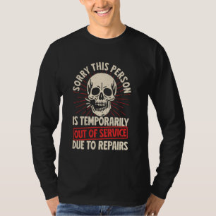 Camiseta Sobrevivente de Cirurgia de Mandíbula Quebrada Des