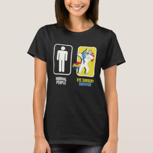 Camiseta Sobrevivente de Cirurgia de Olho Unicórnio Córnea 