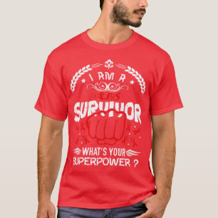 Camiseta Sobrevivente de Consciência ALS Que superpotência 