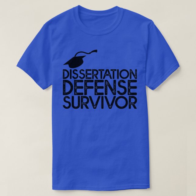 Camiseta Sobrevivente de Defesa da Dissertação 29 (Frente do Design)