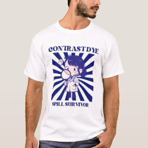 Camiseta Sobrevivente de derramamento de contraste