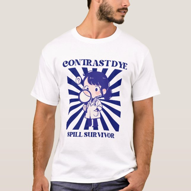 Camiseta Sobrevivente de derramamento de contraste (Frente)