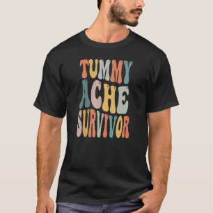 Camiseta Sobrevivente de Dor de Barriga Retro Vintage 1