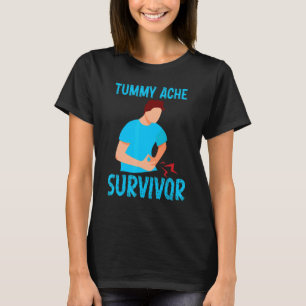 Camiseta Sobrevivente de Dor de Barriga Vintage Dor de Estô