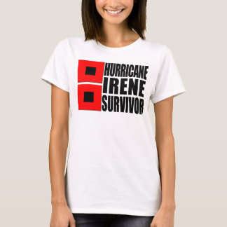Camiseta Sobrevivente de Irene do furacão