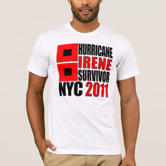Camiseta Sobrevivente de Irene do furacão