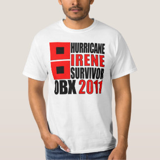 Camiseta Sobrevivente de Irene do furacão