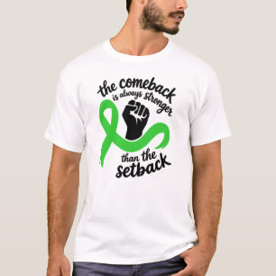 Camiseta Sobrevivente de Linfoma Não Hodgkin Retorno Mais F