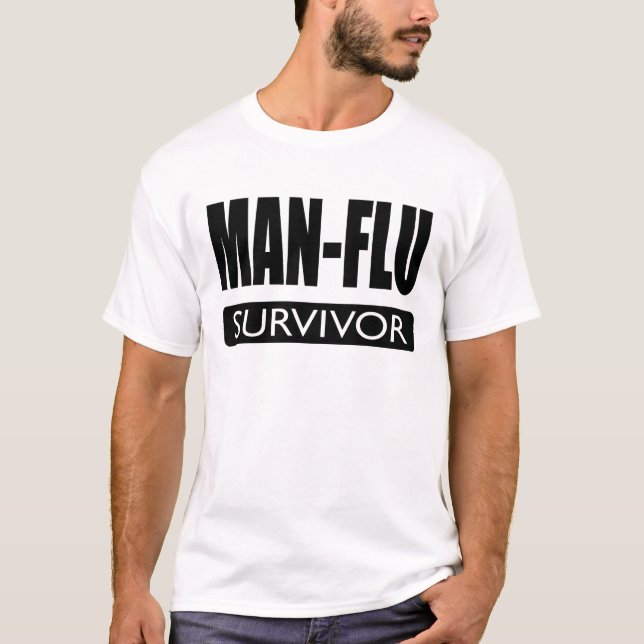 CAMISETA SOBREVIVENTE DE MAN-FLU (Frente)