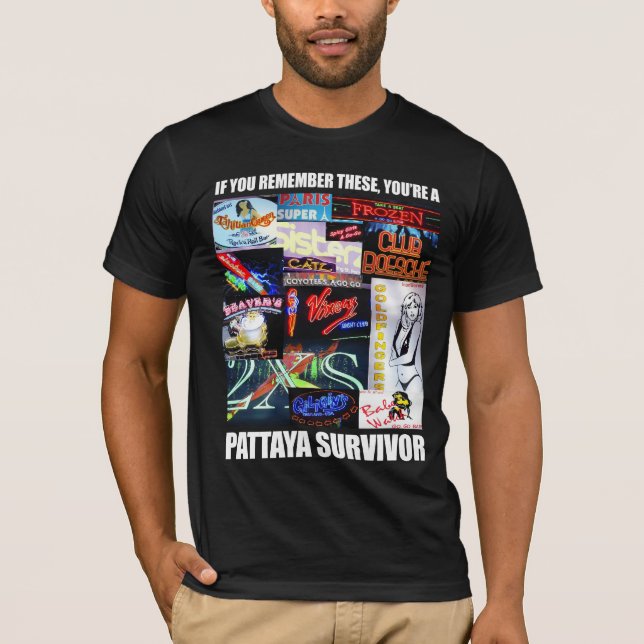Camiseta Sobrevivente de Pattaya (Frente)