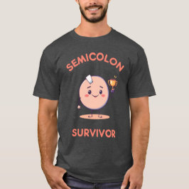 Camiseta Sobrevivente de Ponto e Vírgula
