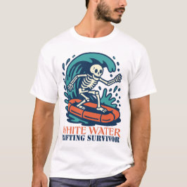 Camiseta Sobrevivente de Rafting em Águas Brancas
