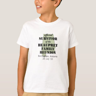 Camiseta Sobrevivente de Reunião Familiar do Alabama (verde