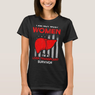 Camiseta Sobrevivente de Transplante de Fígado Mais Mulhere
