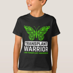 Camiseta Sobrevivente de Transplante de Pulmão Guerreiro Pu