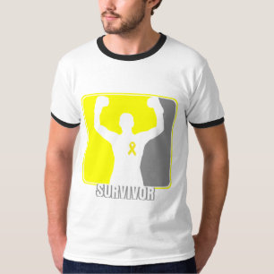 Camiseta Sobrevivente de vencimento do cancer do Sarcoma