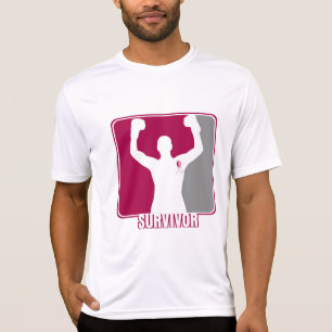 Camiseta Sobrevivente de vencimento do cancer principal do
