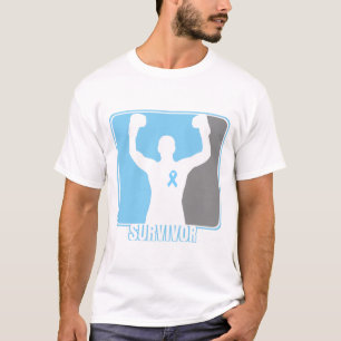 Camiseta Sobrevivente de vencimento do cancro da próstata
