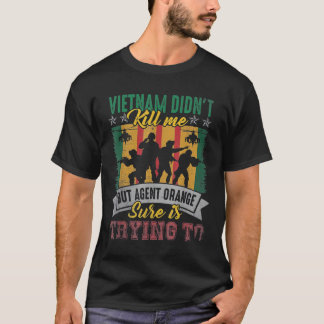 Camiseta Sobrevivente do Agente Laranja Vietnã