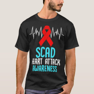 Camiseta Sobrevivente do Ataque Cardíaco SCAD Sobrevive ao 