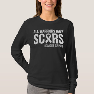 Camiseta Sobrevivente do Câncer Todos os Guerreiros Têm Cic