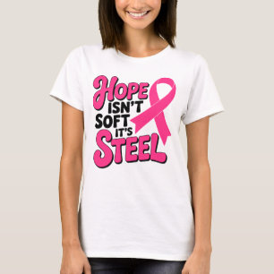 Camiseta Sobrevivente do Guerreiro da Fita Rosa de Fita de 