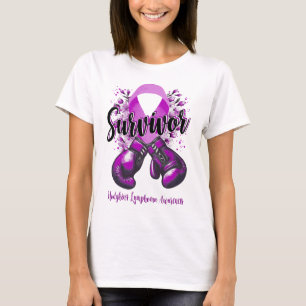 Camiseta Sobrevivente do guerreiro do linfoma de Blossom Ho