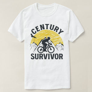 Camiseta Sobrevivente do século 100 Mil Ciclo de Ciclo