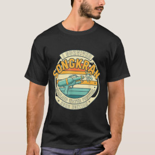 Camiseta Sobrevivente do Songkran 2026 Ano Novo Tailandês E