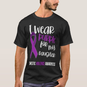Camiseta Sobrevivente Doméstico de Consciência da Violência