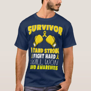 Camiseta Sobrevivente Eu Luto Pela Consciência Adhd Do Duro