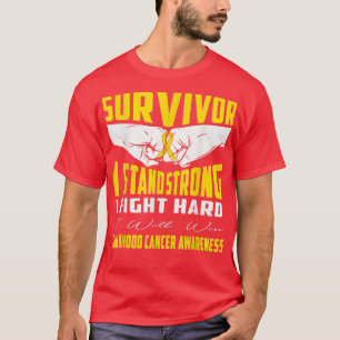 CAMISETA SOBREVIVENTE EU MANTENHO FORTE CONSCIÊNCIA DO CANC