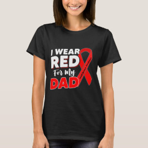 Camiseta Sobrevivente Guerreiro do Coração Eu Uso Vermelho 