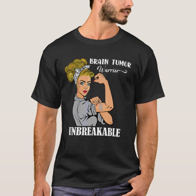 Camiseta Sobrevivente inseparável do Tumor cerebral (Frente)