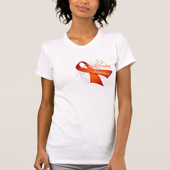 Camiseta Sobrevivente - leucemia (Frente)