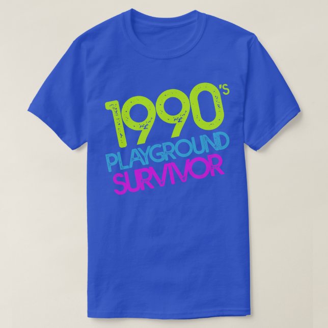 Camiseta Sobrevivente no Playground 1990 (Frente do Design)