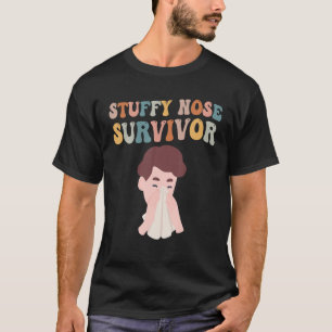 Camiseta Sobrevivente Nose Estúpida Retro Engraçado Dizendo