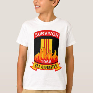 Camiseta Sobrevivente - ofensiva de Tet - 1968