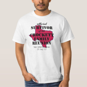 Camiseta Sobrevivente oficial da reunião de família de