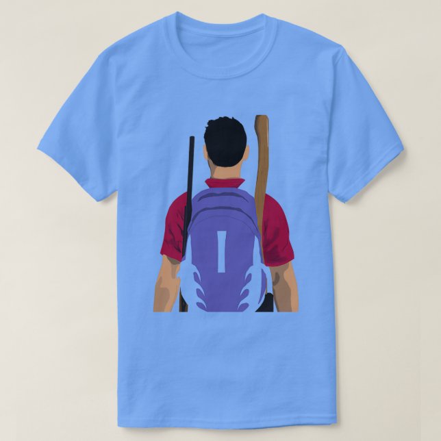 Camiseta Sobrevivente solitário (Frente do Design)
