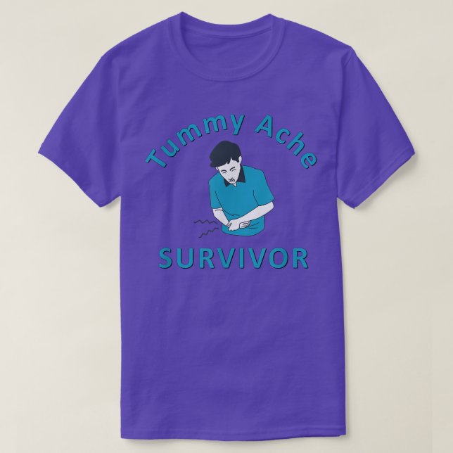 Camiseta Sobrevivente Tummy Ache  (Frente do Design)